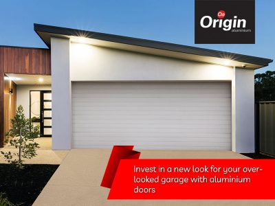 Invest in a new look for your overlooked garage with aluminium doors