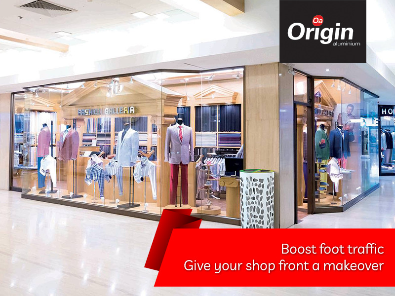 Boost foot traffic Give your shop front a makeover