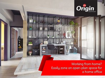 Working from home Easily zone an open-plan space for a home office