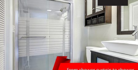 From shower curtain to shower doors – you're spoilt for choice!