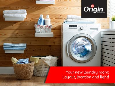 Origin - Your new laundry room Layout location and light