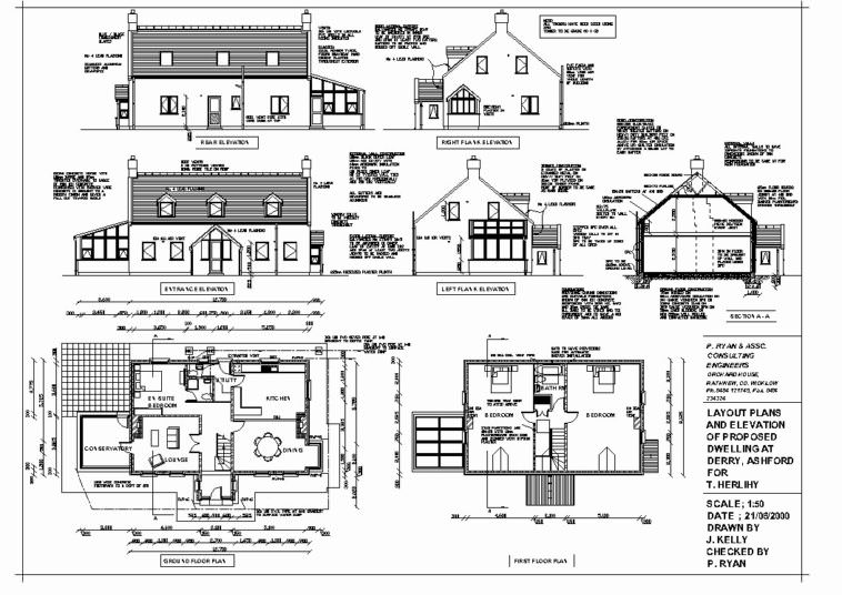 Example of Architect Construction Drawings