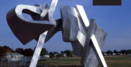 Bil Barrett, Hari IV, 1982, Fabricated Aluminum, 32' x 30' x 16'; Staten Island, New York, USA