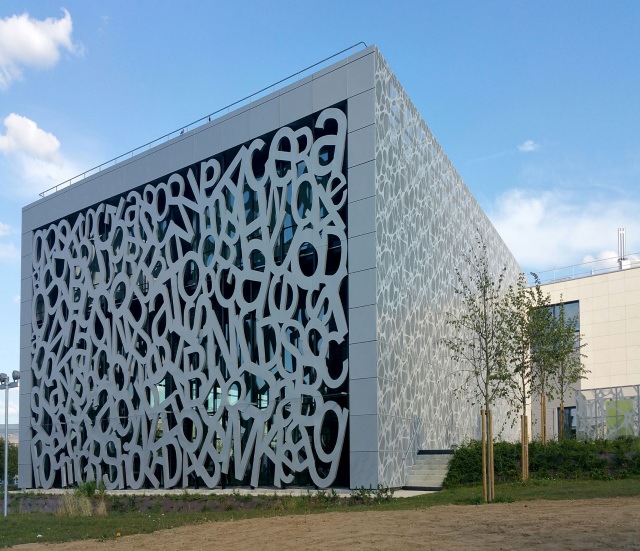 perforated aluminium cladding